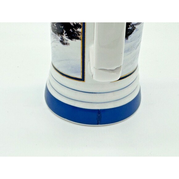 Coors Lidded Beer Stein Mug 1991-1992 Winterfest Limited Edition No 0667 READ - Picture 5 of 9